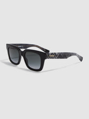 Reiss Sunglasses | Missoni Eyewear Rectangular Zigzag Sunglasses Black - Women