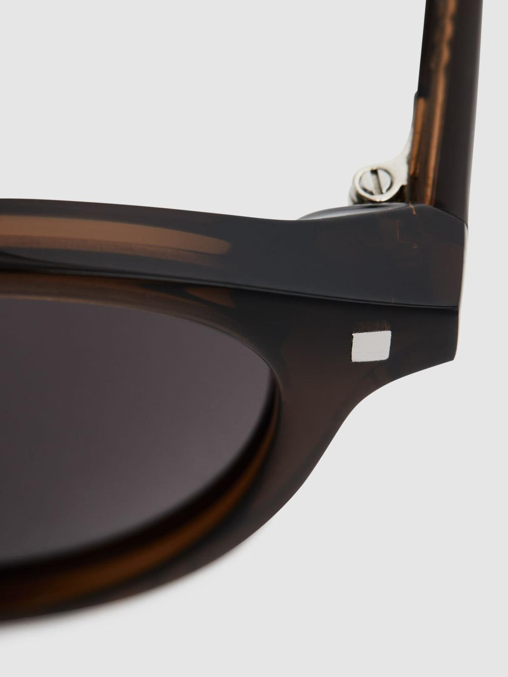 Reiss Sunglasses | Nelson Monokel Eyewear Round Sunglasses Black - Men