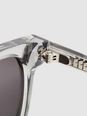 Reiss Sunglasses | Nelson Monokel Eyewear Round Sunglasses Black - Men