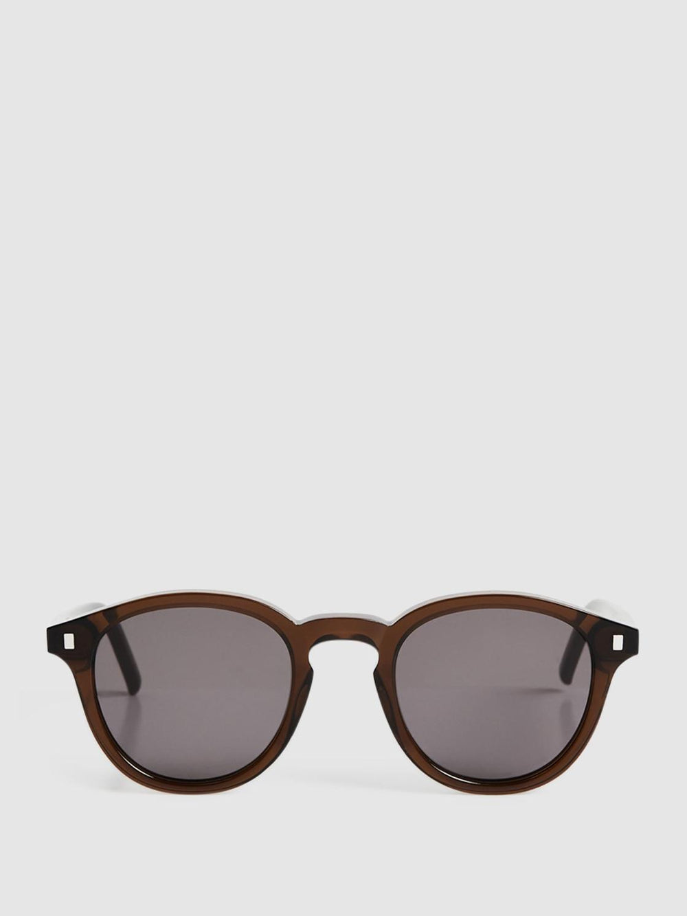 Reiss Sunglasses | Nelson Monokel Eyewear Round Sunglasses Black - Men
