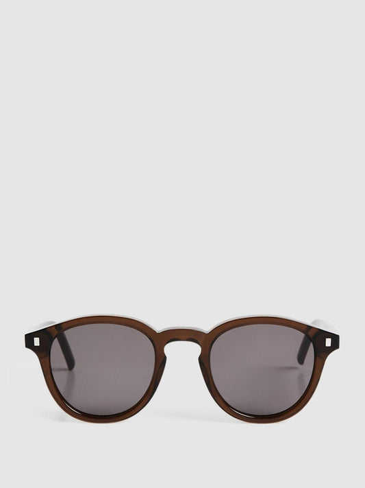 Reiss Sunglasses | Nelson Monokel Eyewear Round Sunglasses Black - Men