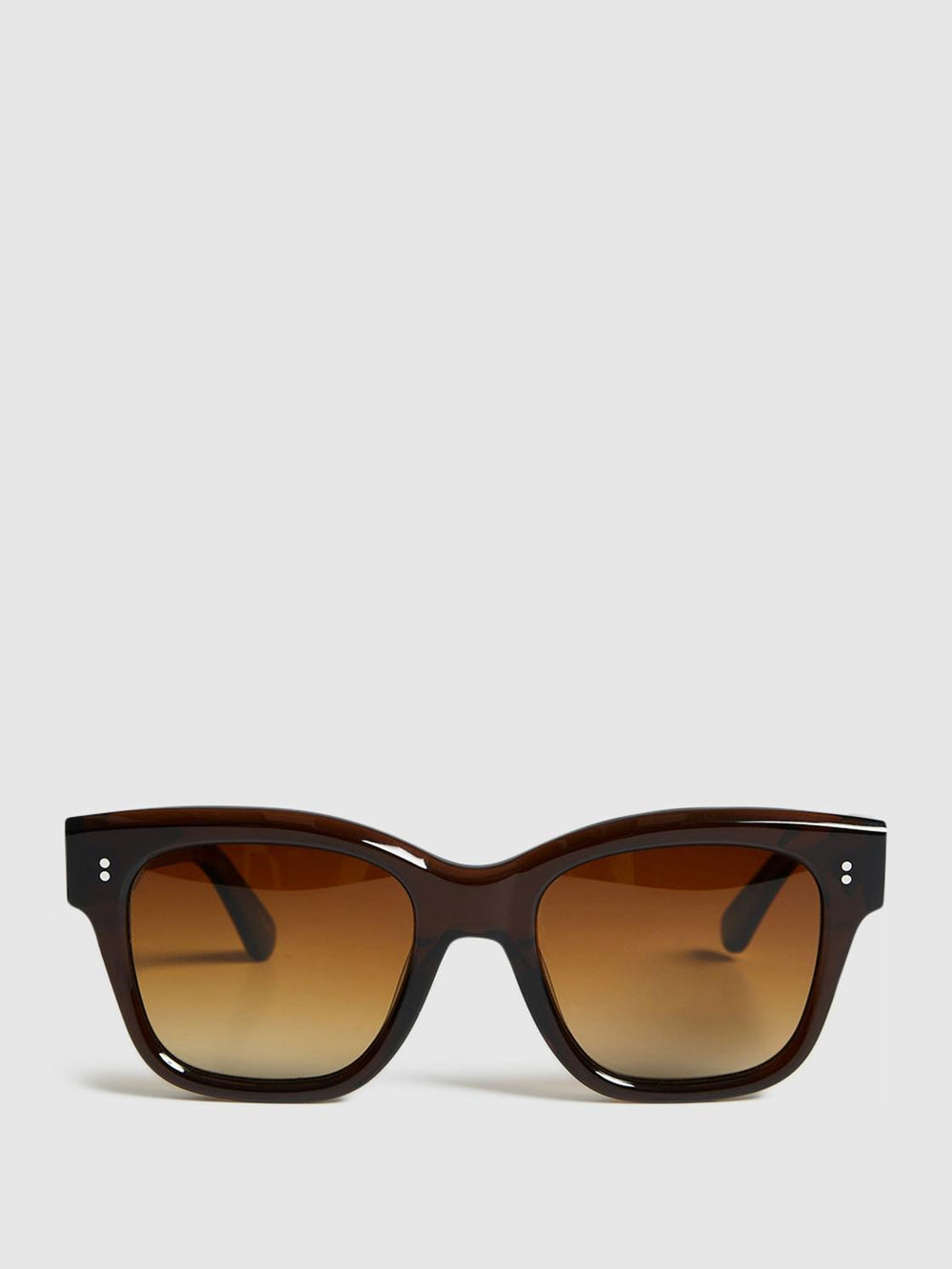 Reiss Sunglasses | Seven Chimi Large Frame Acetate Sunglasses Brown - Women