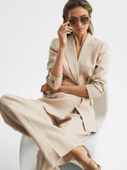 Reiss Sunglasses | Seven Chimi Large Frame Acetate Sunglasses Ecru - Women