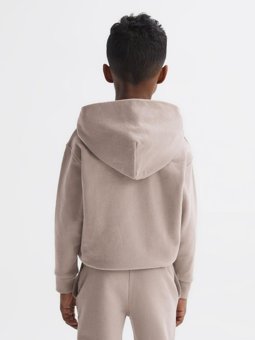 Reiss Sweats & Hoodies | Alexander Oversized Cotton Jersey Hoodie Fern Green - Children