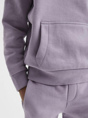 Reiss Sweats & Hoodies | Alexander Oversized Cotton Jersey Hoodie Lilac - Children
