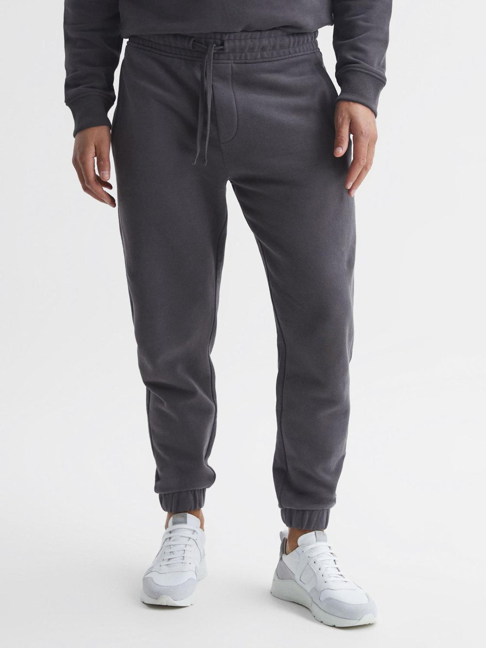 Reiss Sweats & Hoodies | Ali Garment Dye Joggers Washed Black - Men
