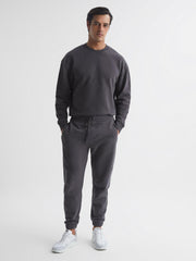 Reiss Sweats & Hoodies | Ali Garment Dye Joggers Washed Black - Men