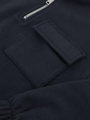 Reiss Sweats & Hoodies | Conrad Micro Fleece Half Zip Jumper Navy - Children