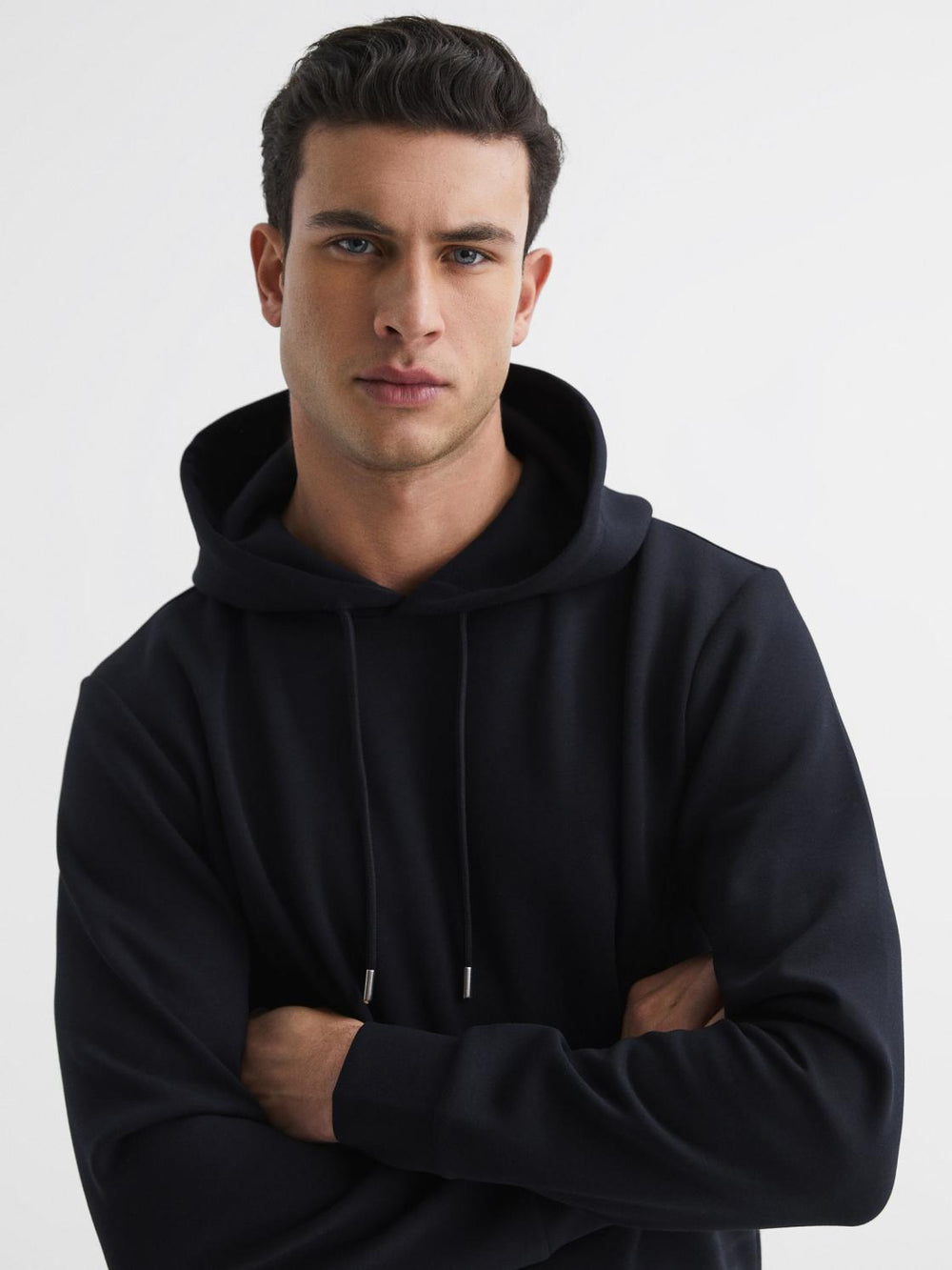 Reiss Sweats & Hoodies | Fabien Loungewear Hoodie Navy - Men
