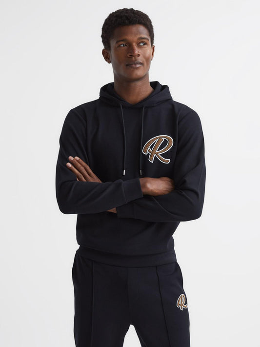 Reiss Sweats & Hoodies | Fabien R Loungewear Hoodie Navy - Men