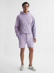 Reiss Sweats & Hoodies | Henry Garment Dye Jersey Shorts Fern Green - Men