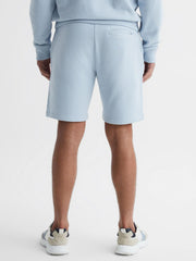 Reiss Sweats & Hoodies | Henry Garment Dye Jersey Shorts Ice Blue - Men