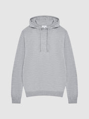Reiss Sweats & Hoodies | Holland Merino Wool Hoodie Soft Grey - Men