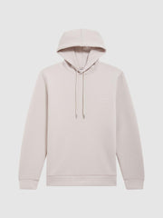 Reiss Sweats & Hoodies | James Slim Fit Interlock Drawstring Hoodie Navy - Men