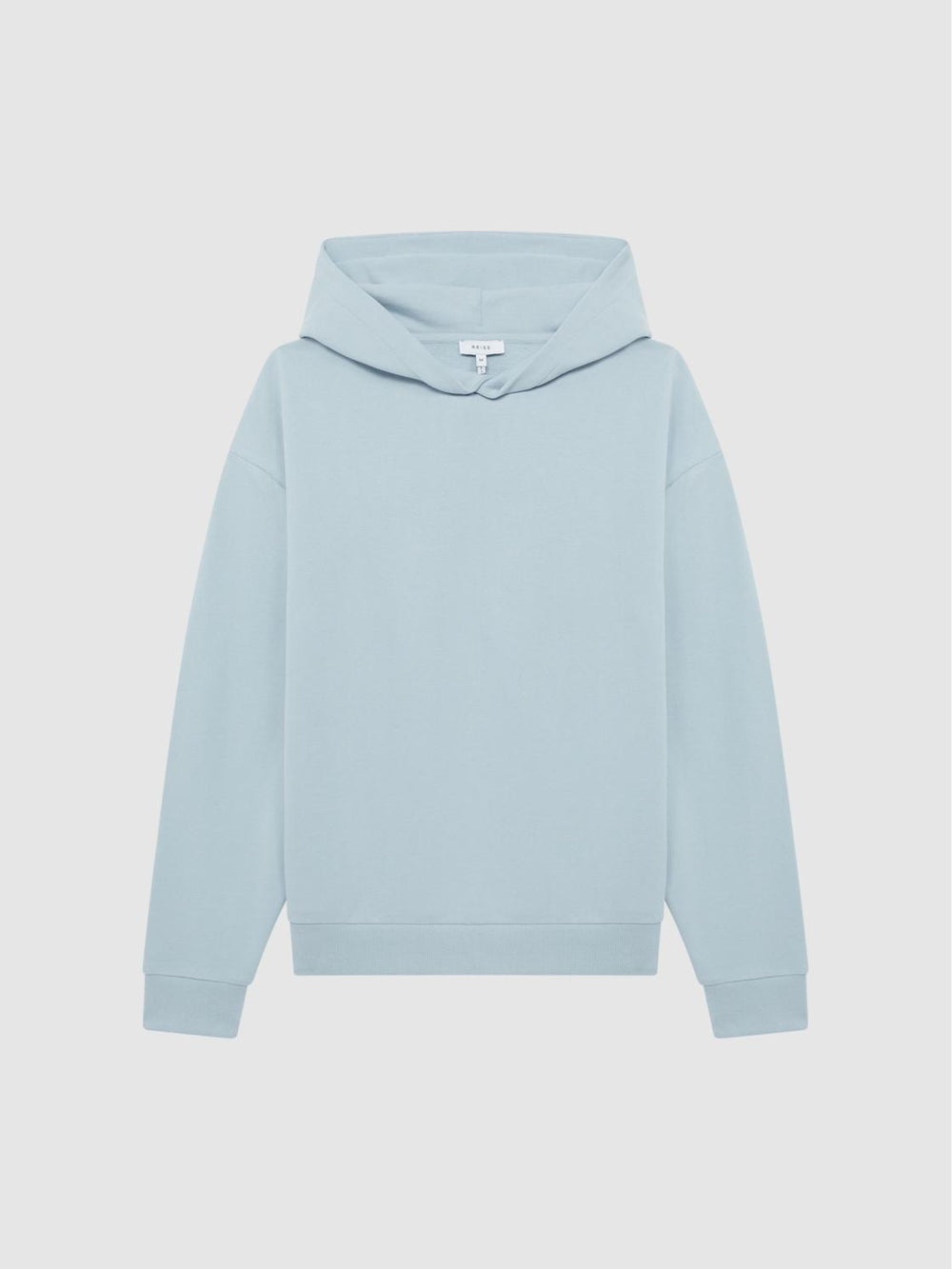 Reiss Sweats & Hoodies | Kace Garment Dye Hoodie Ice Blue - Men