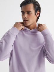 Reiss Sweats & Hoodies | Kace Garment Dye Hoodie Lilac - Men