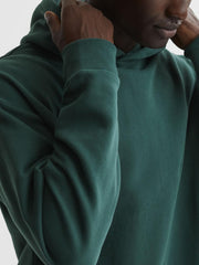 Reiss Sweats & Hoodies | Kace Garment Dye Hoodie Midnight Green - Men