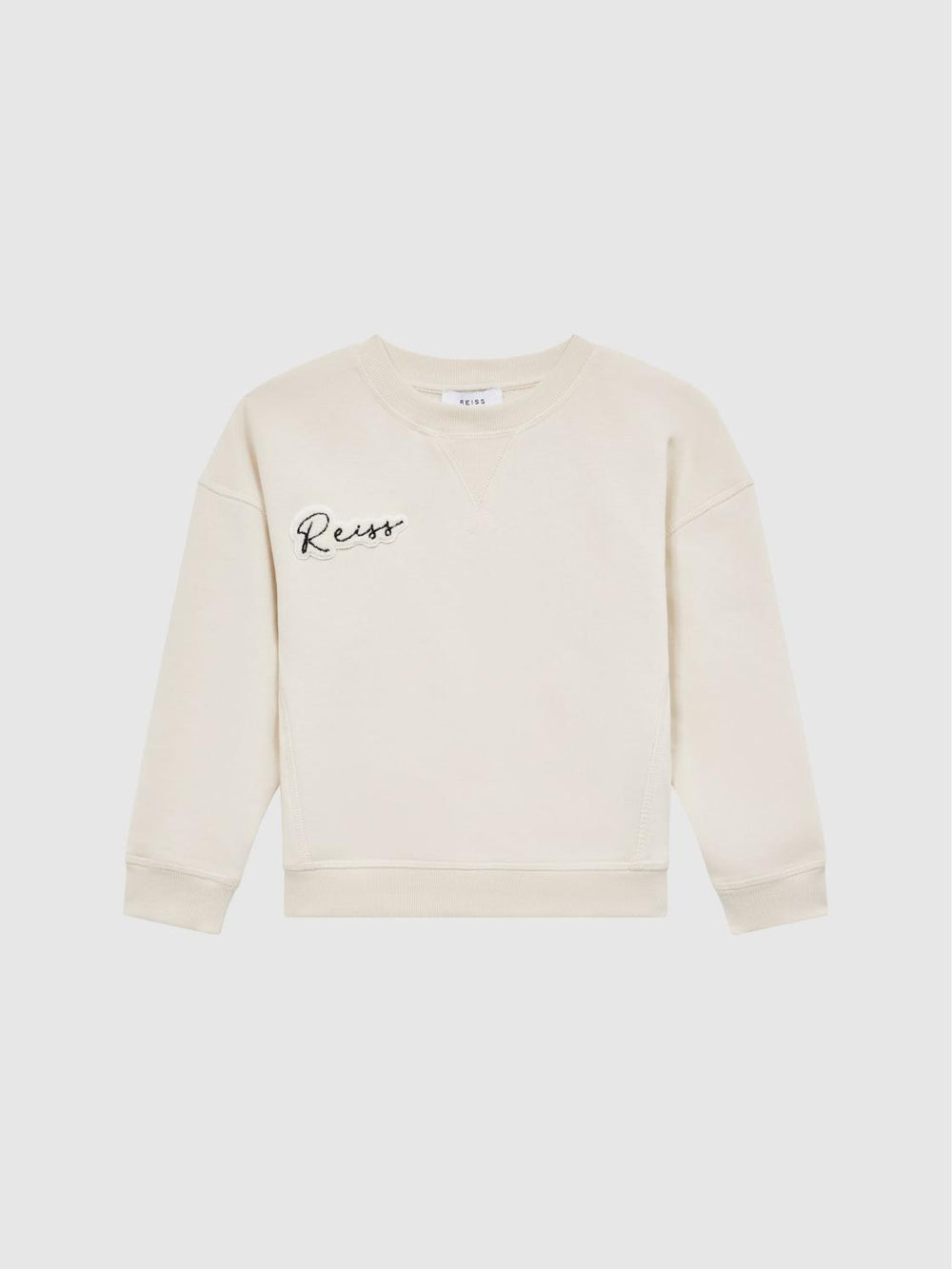 Reiss Sweats & Hoodies | Natasha Fleece Crew Neck Jumper Oatmeal - Children
