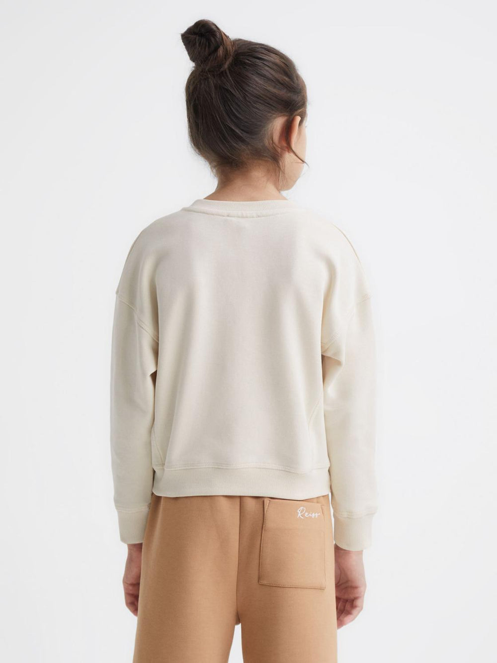 Reiss Sweats & Hoodies | Natasha Fleece Crew Neck Jumper Oatmeal - Children