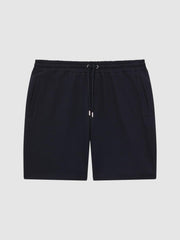 Reiss Sweats & Hoodies | Robin Textured Drawstring Shorts Navy - Men