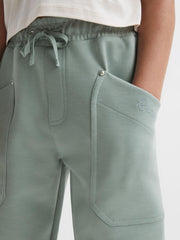 Reiss Sweats & Hoodies | Tila Jersey Drawstring Joggers Sage - Children