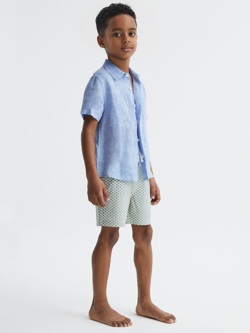 Reiss Swimwear | Bay Starfish Print Swim Shorts Yellow - Children