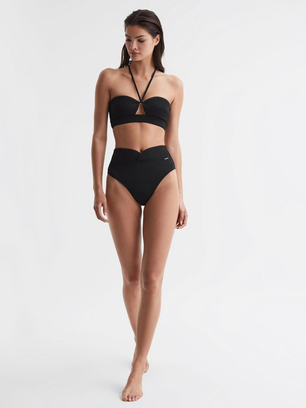 Reiss Swimwear | Calvin Klein Underwear Halterneck Bikini Top Black - Women