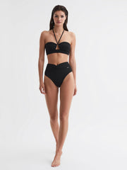 Reiss Swimwear | Calvin Klein Underwear High Rise Bikini Bottoms Black - Women