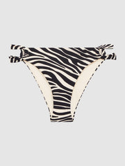 Reiss Swimwear | Eliza Zebra Print Strappy Bikini Bottoms Black/white - Women