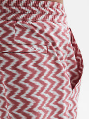 Reiss Swimwear | Florida Printed Drawstring Swim Shorts Rust - Men