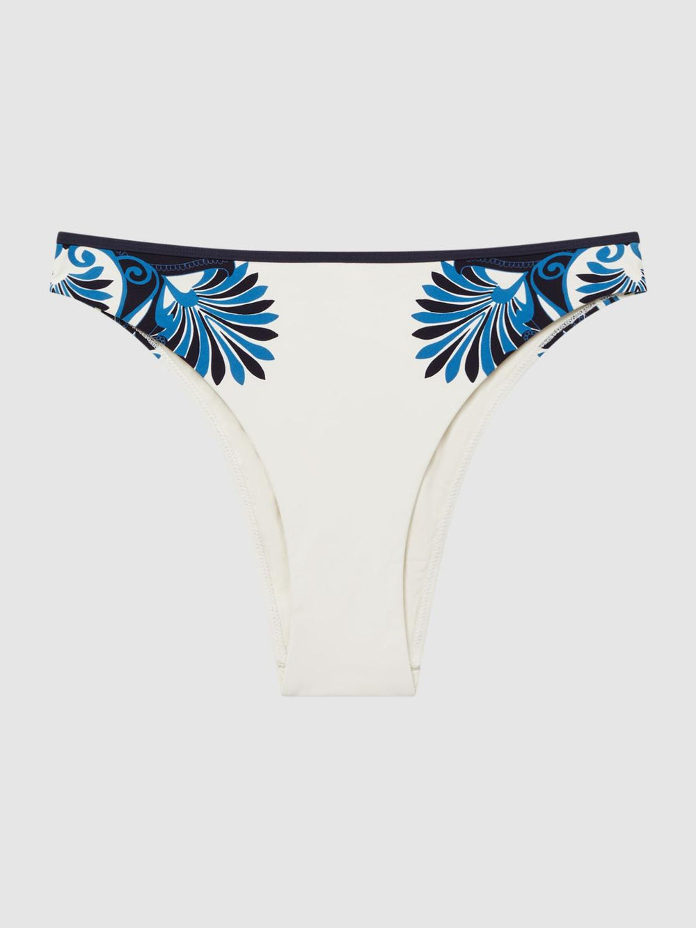 Reiss Swimwear | Lucille Printed Bikini Bottoms White Print - Women