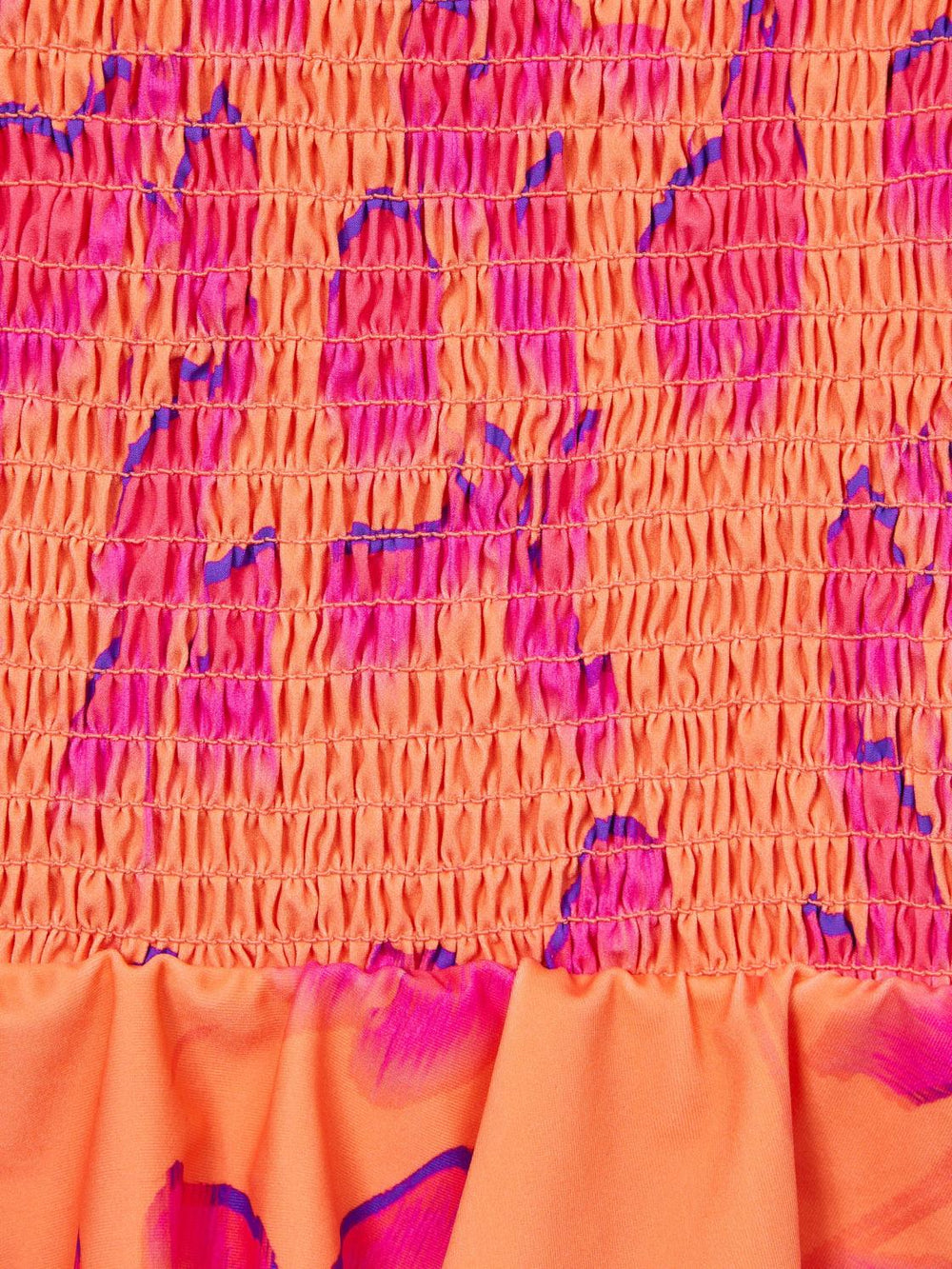 Reiss Swimwear | Nelli Floral Swimsuit Orange Print - Children