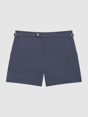 Reiss Swimwear | Sun Side Adjuster Swim Shorts Airforce Blue - Men