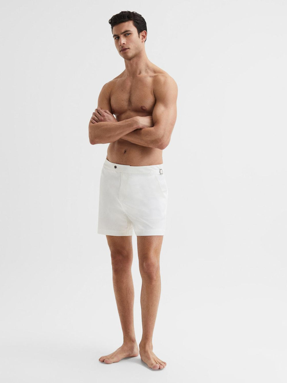 Reiss Swimwear | Sun Side Adjuster Swim Shorts Airforce Blue - Men