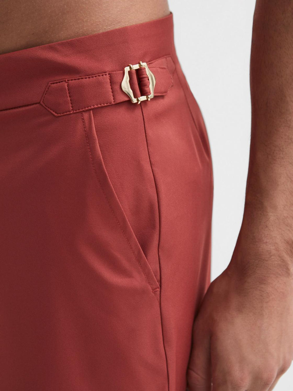 Reiss Swimwear | Sun Side Adjuster Swim Shorts Airforce Blue - Men