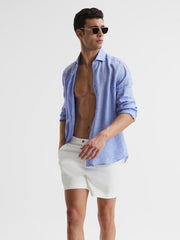 Reiss Swimwear | Sun Side Adjuster Swim Shorts Airforce Blue - Men