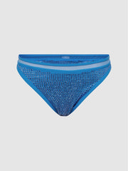 Reiss Swimwear | Tyra Embellished Bikini Bottoms Blue - Women