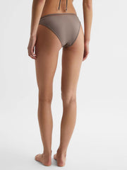 Reiss Swimwear | Tyra Embellished Bikini Bottoms Mink - Women