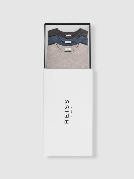 Reiss T-Shirts | Bless 3 Pack Crew Neck T-Shirts Multi - Men