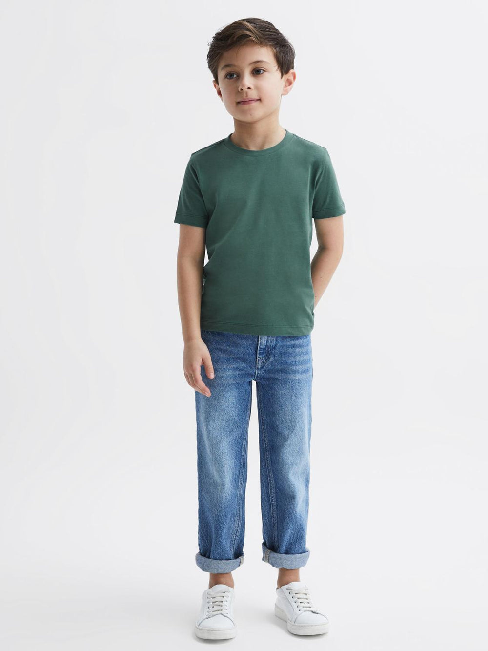 Reiss T-Shirts | Bless Crew Neck T-Shirt Airforce Blue - Children