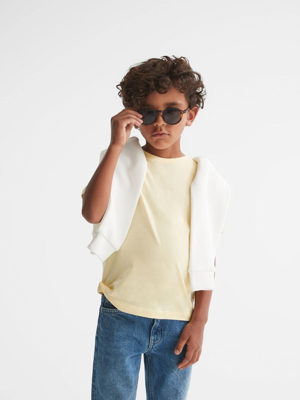 Reiss T-Shirts | Bless Crew Neck T-Shirt Airforce Blue - Children