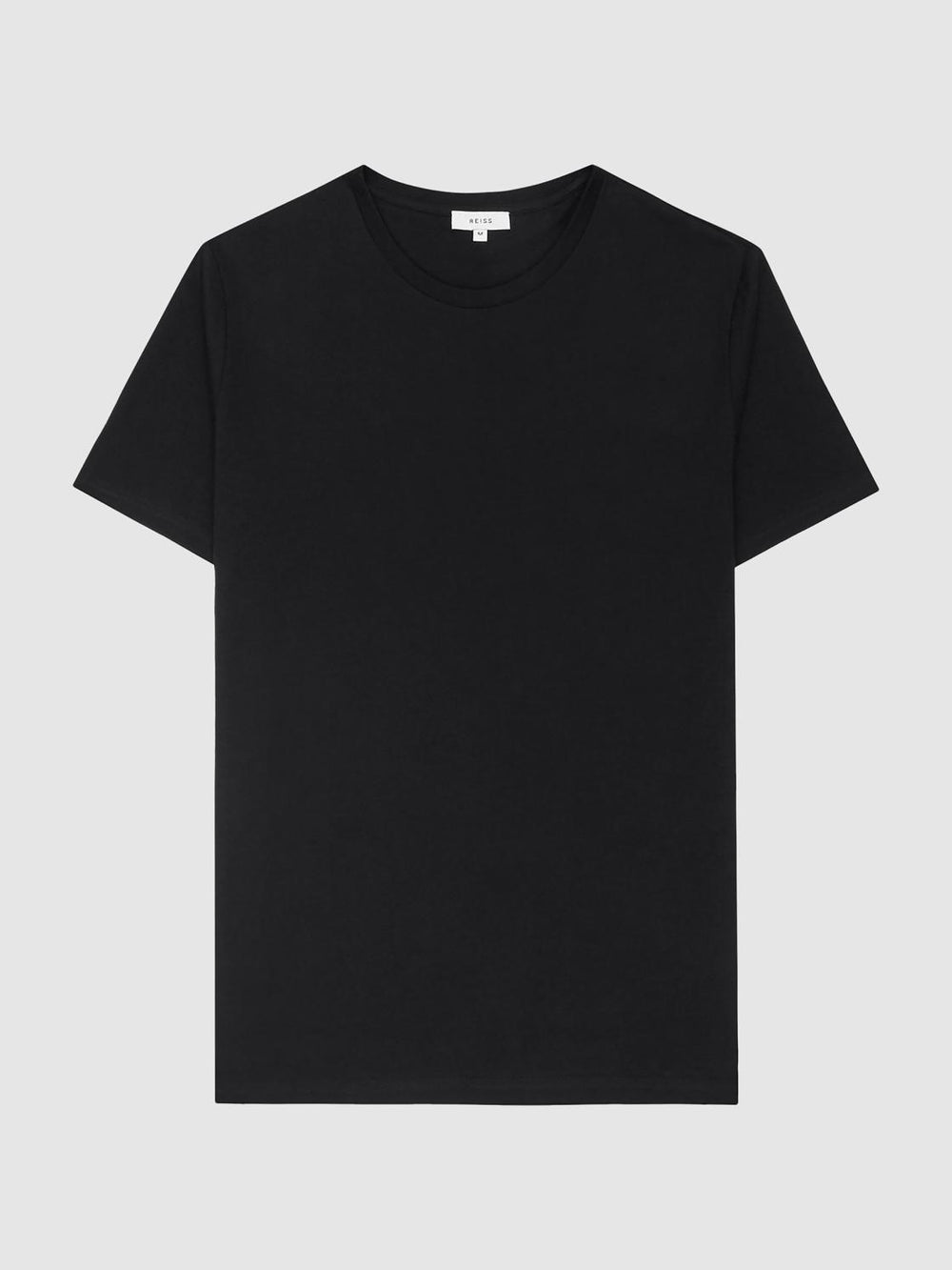 Reiss T-Shirts | Bless Crew Neck T-Shirt Black - Men