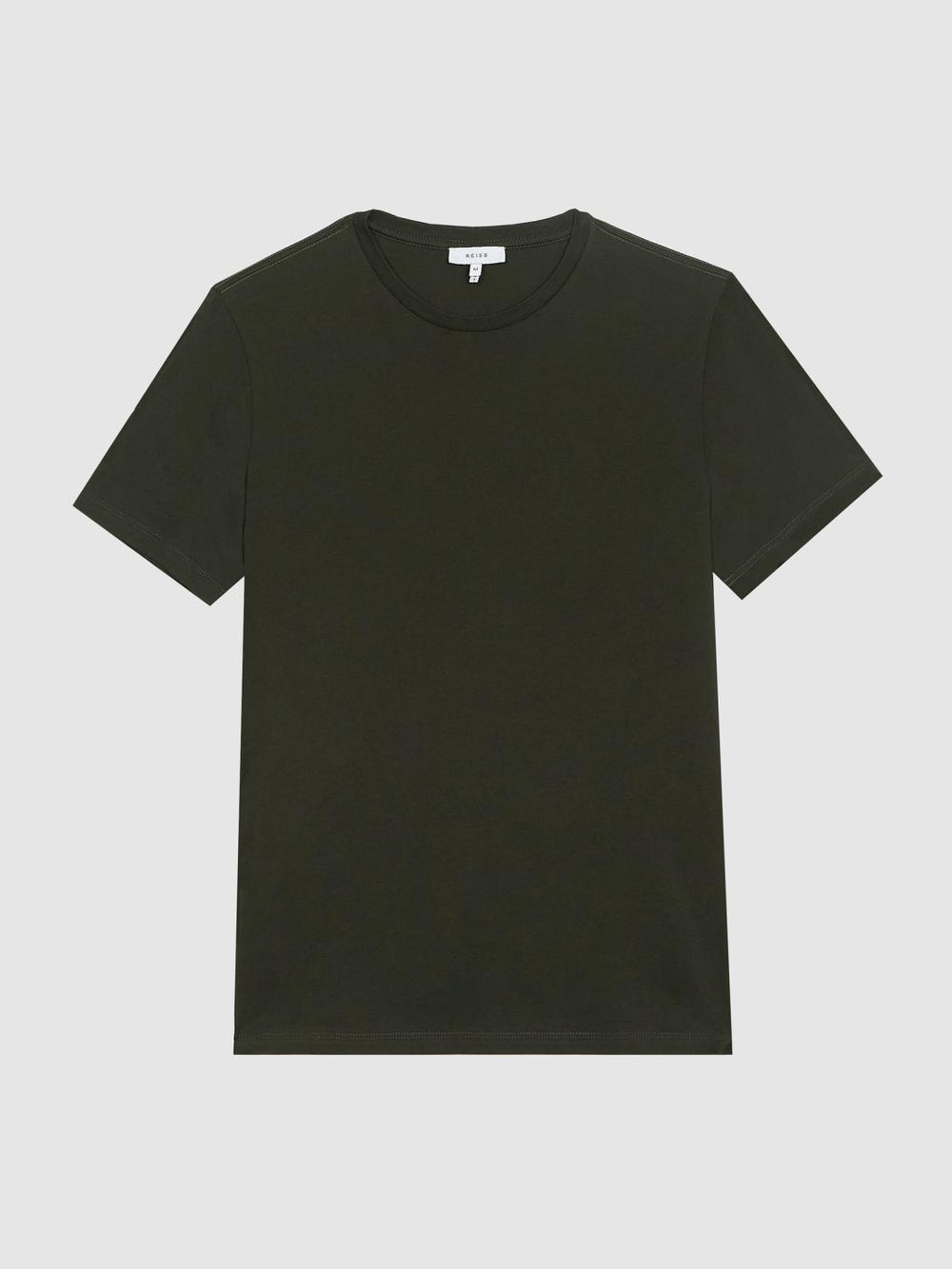 Reiss T-Shirts | Bless Crew Neck T-Shirt Oxidised Green - Men