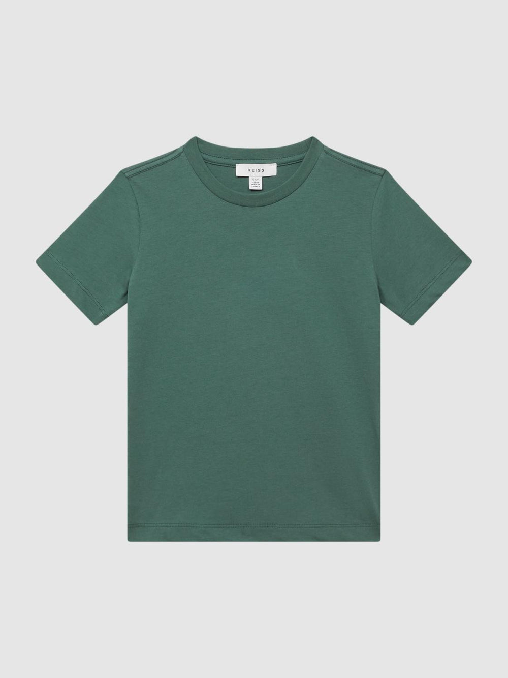 Reiss T-Shirts | Bless Crew Neck T-Shirt Pine Green - Children