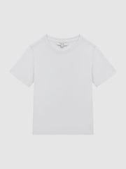 Reiss T-Shirts | Bless Crew Neck T-Shirt White - Children