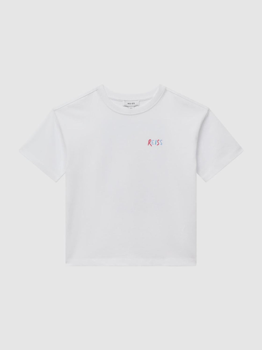Reiss T-Shirts | Paracas Motif Cotton T-Shirt White - Children