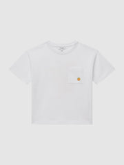 Reiss T-Shirts | Seville Motif Cotton T-Shirt White - Children