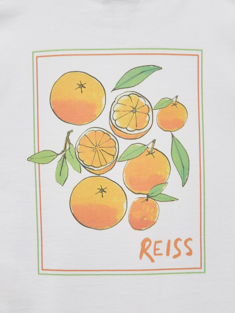 Reiss T-Shirts | Seville Motif Cotton T-Shirt White - Children