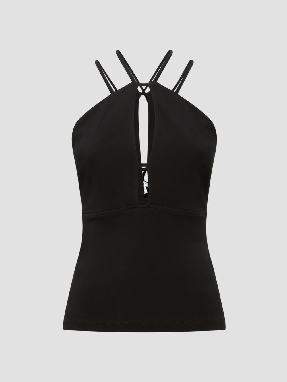 Reiss T-Shirts & Vests | Raquel Strappy Cut-Out Top Black - Women