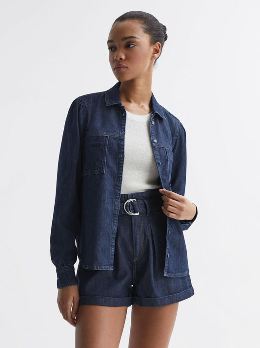 Reiss Tops | Belize Paige Denim Shirt Rena - Women